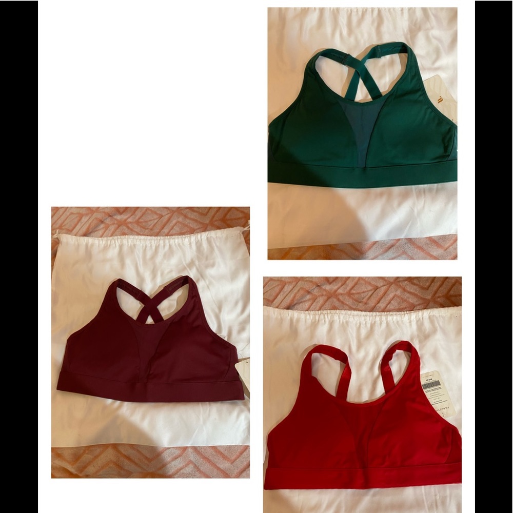 High impact sports bras.